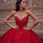 Red Rose Wedding Dress